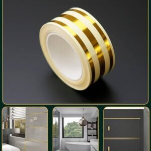 (1Pcs) 3 Line Tiles Tape Decoration Sticker – Interior Tape (1Pcs) 3 Line Tiles Tape Decoration Sticker – Interior Tape