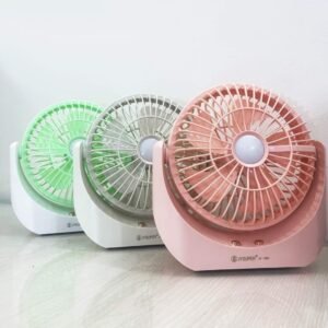 Lithium Rechargeable Mini Table Fan with LED Light (JY-1880) Lithium Rechargeable Mini Table Fan with LED Light (JY-1880)
